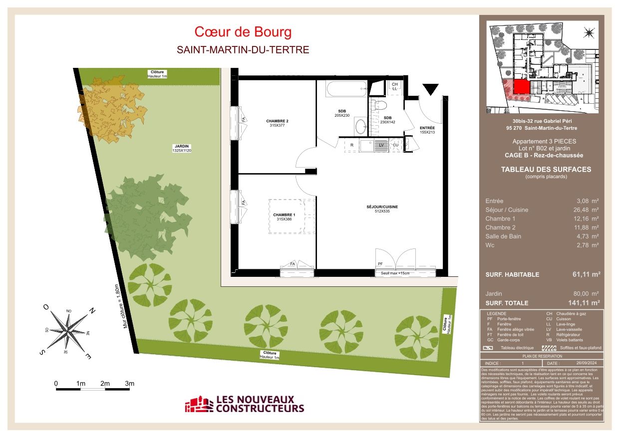 Coeur de Bourg - T3