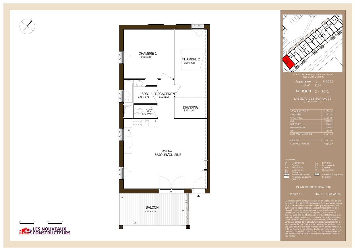 Plan du logement