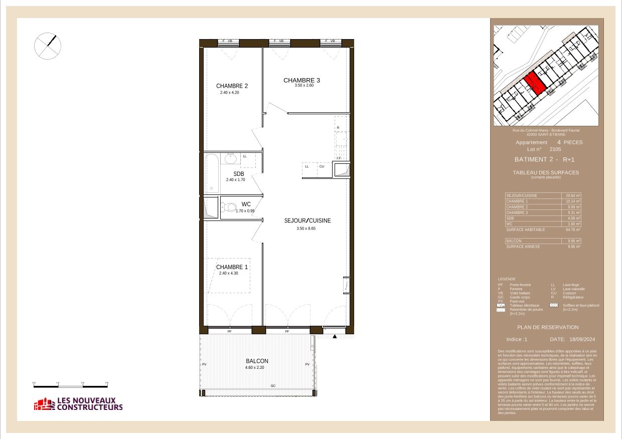 Plan du logement