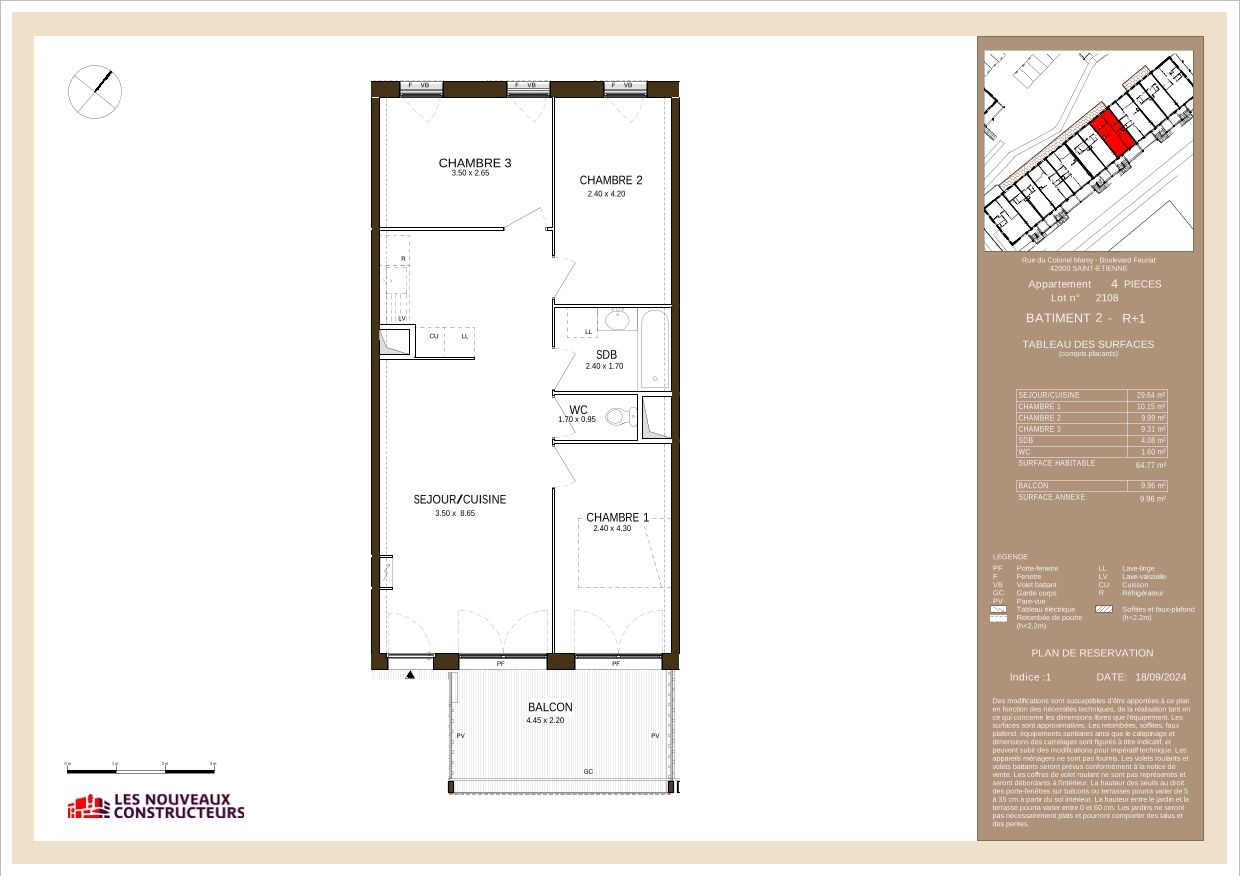 Plan du logement