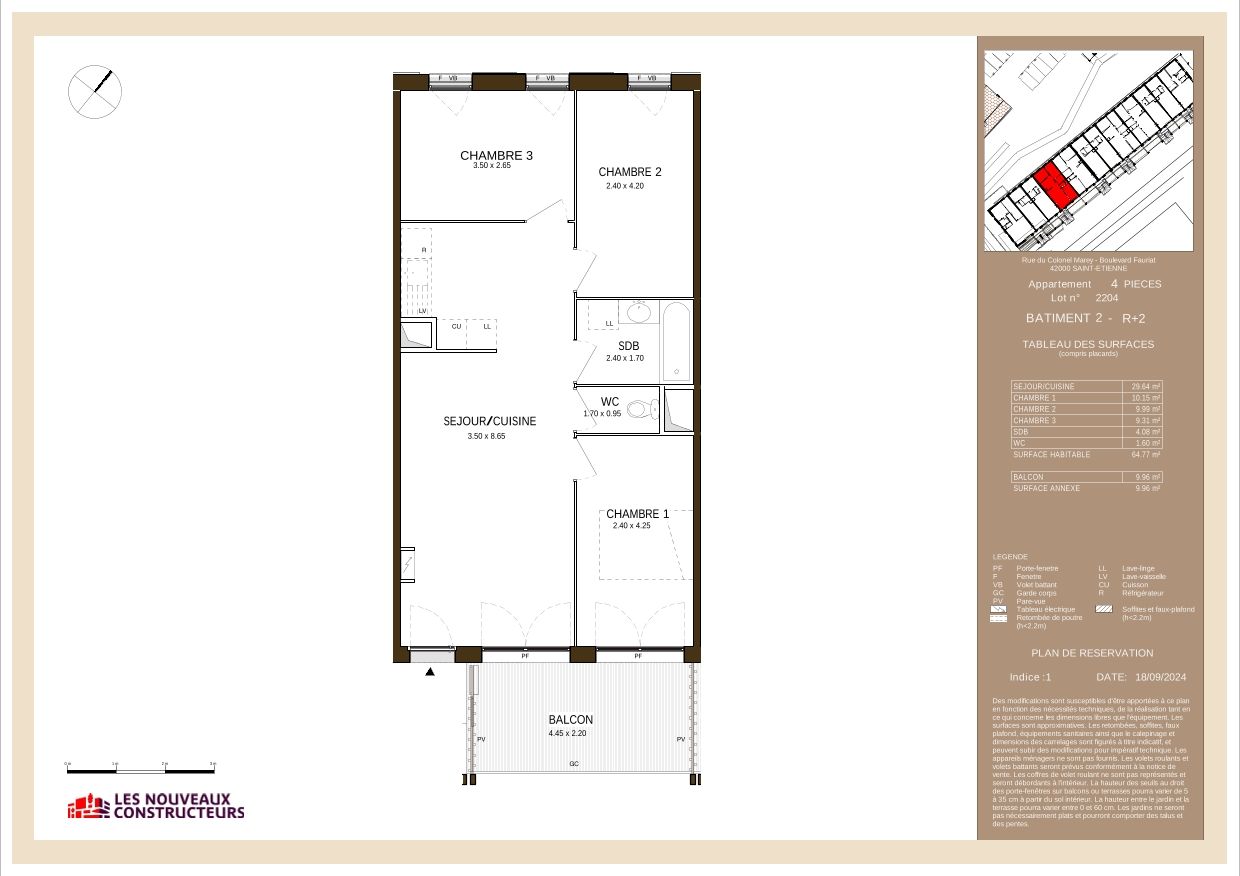 Plan du logement