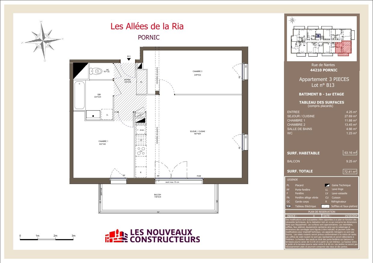 Les Allées de la Ria - T3