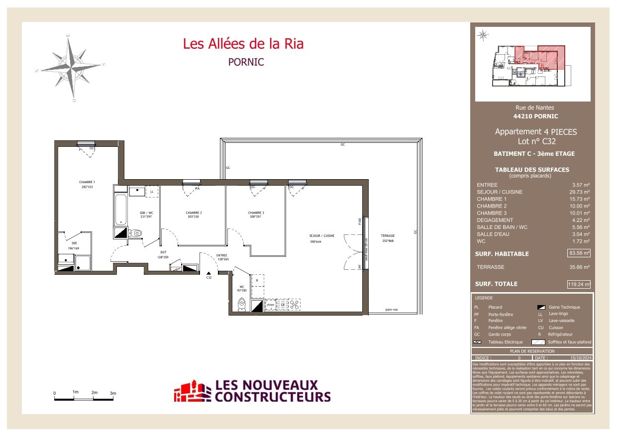 Les Allées de la Ria - T4