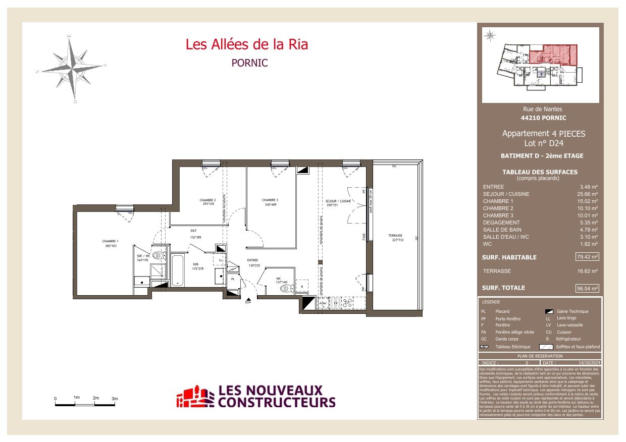 Les Allées de la Ria - T4