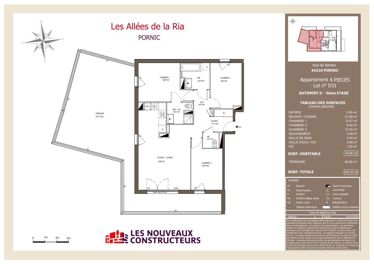 Les Allées de la Ria - T4