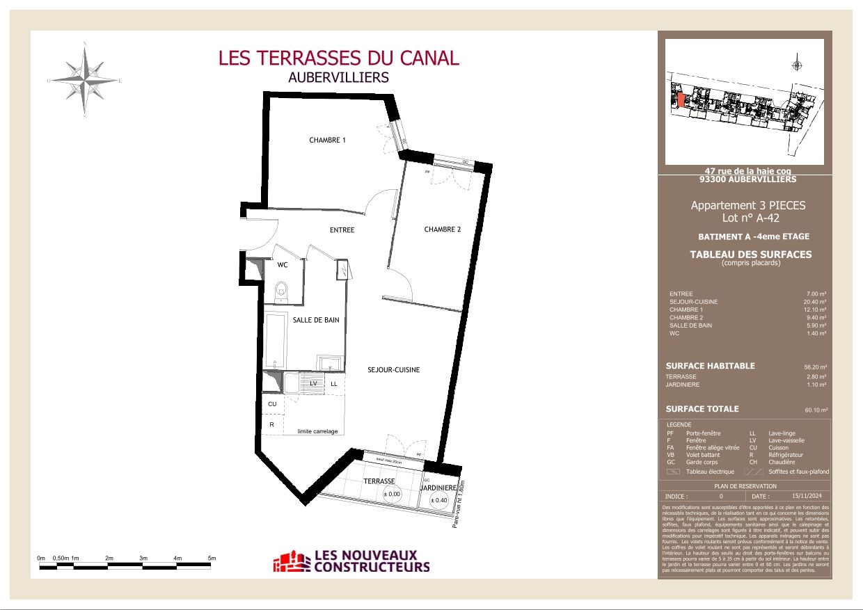Plan du logement