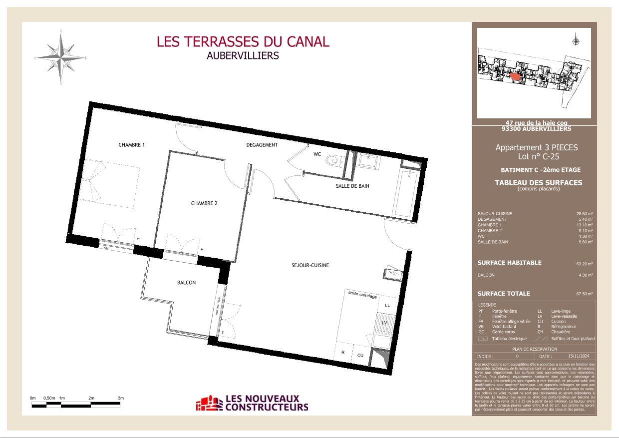 Plan du logement