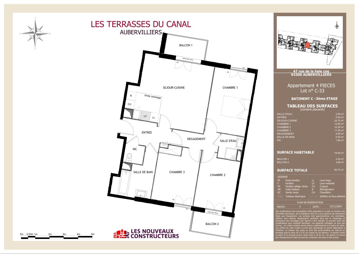 Plan du logement