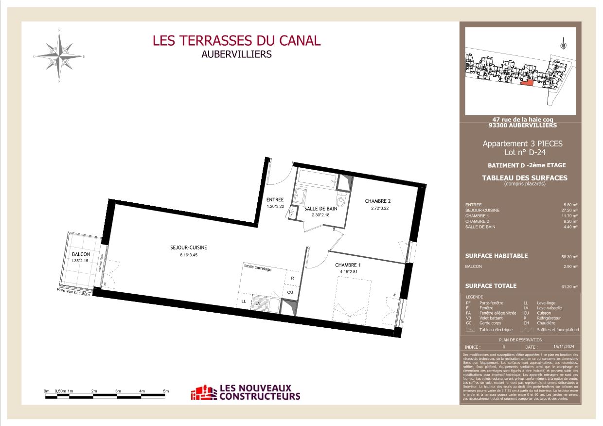 Plan du logement