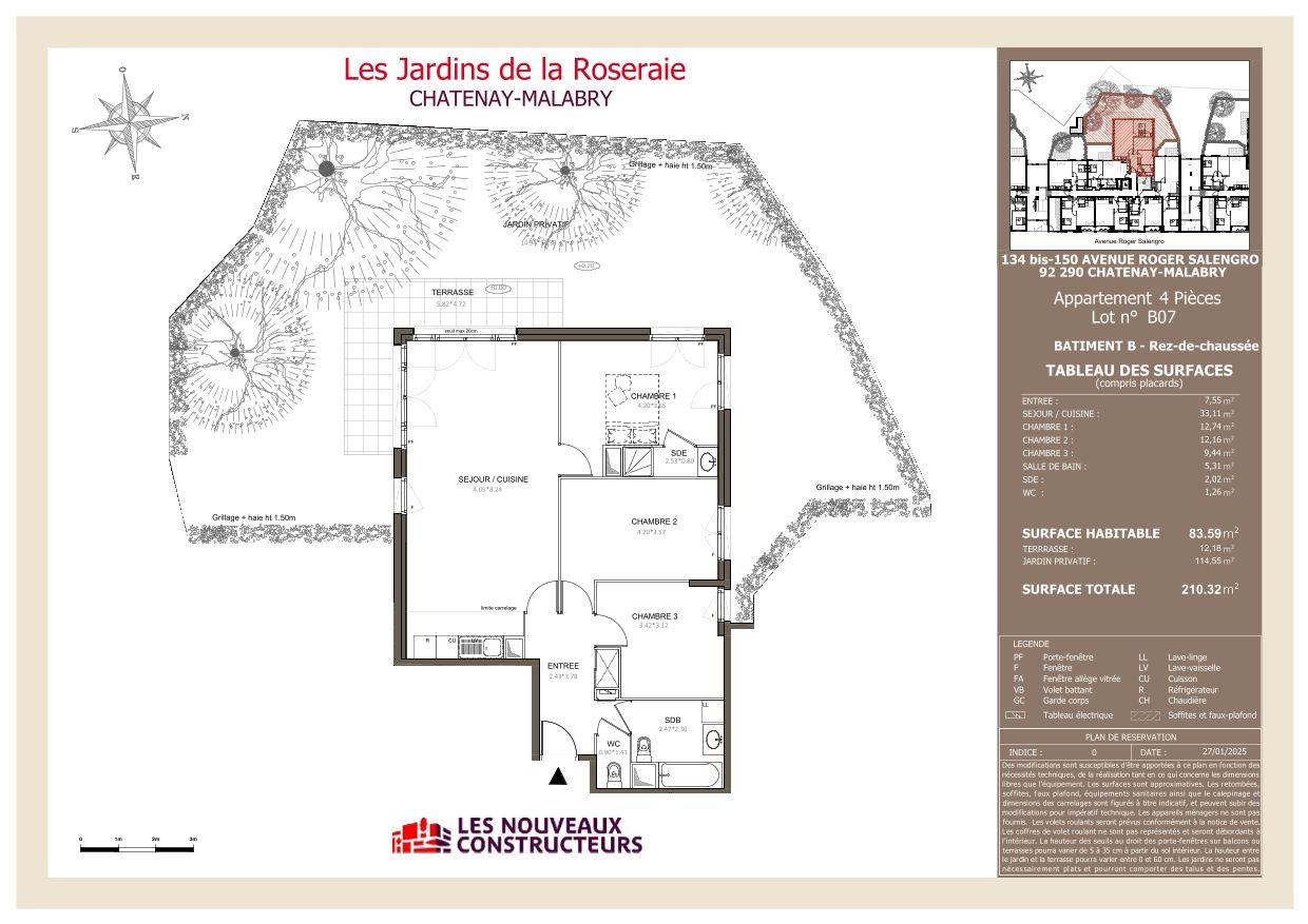 Les Jardins de la Roseraie - T4