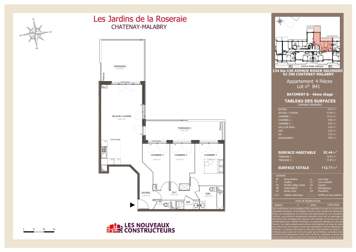 Les Jardins de la Roseraie - T4