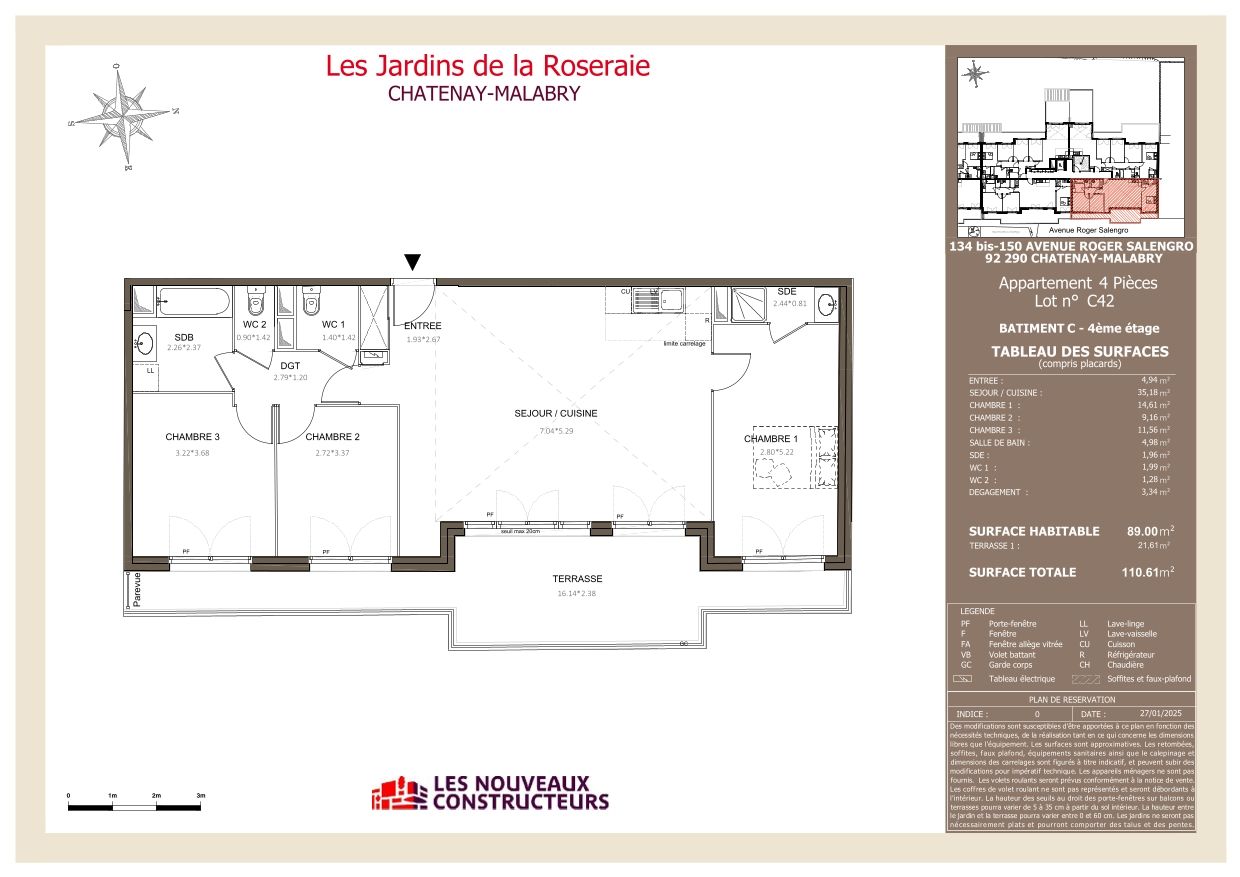 Les Jardins de la Roseraie - T3