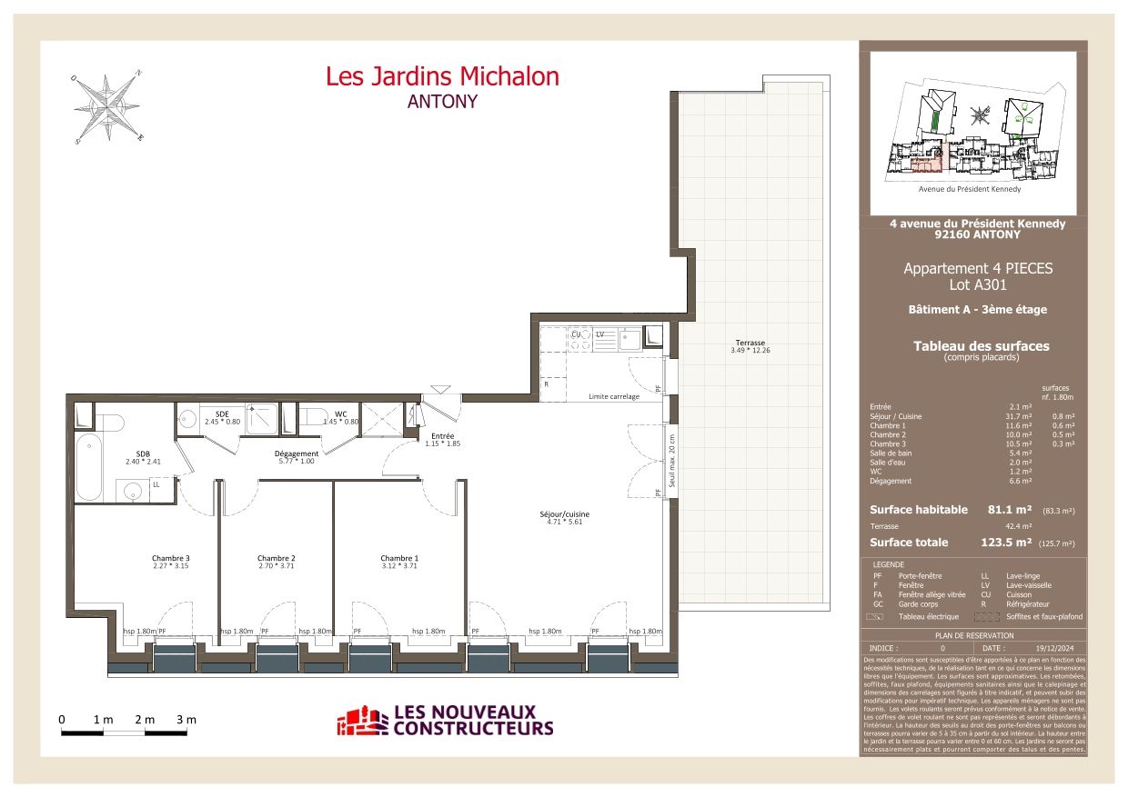 Les Jardins Michalon - T4