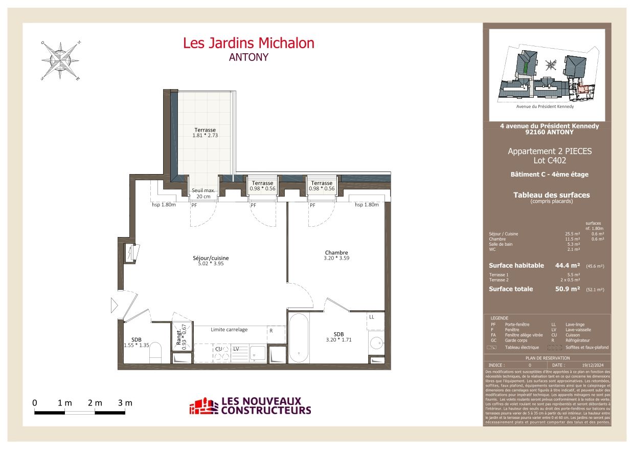 Les Jardins Michalon - T2
