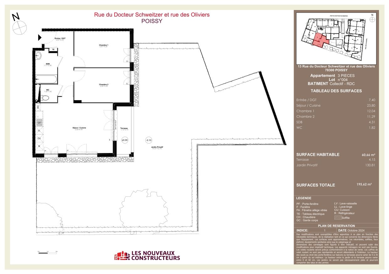 Les Jardins des Vergers - T3