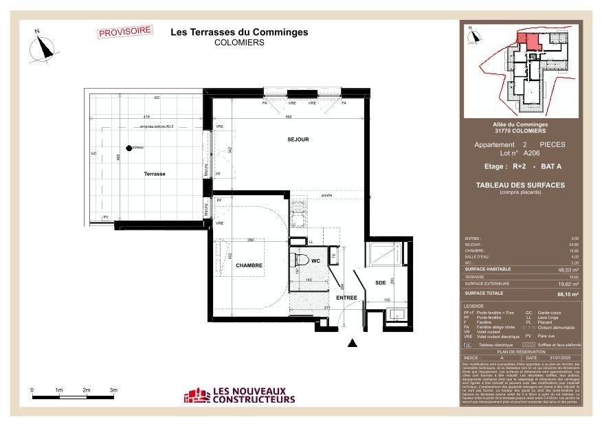 Les Terrasses du Comminges - T2
