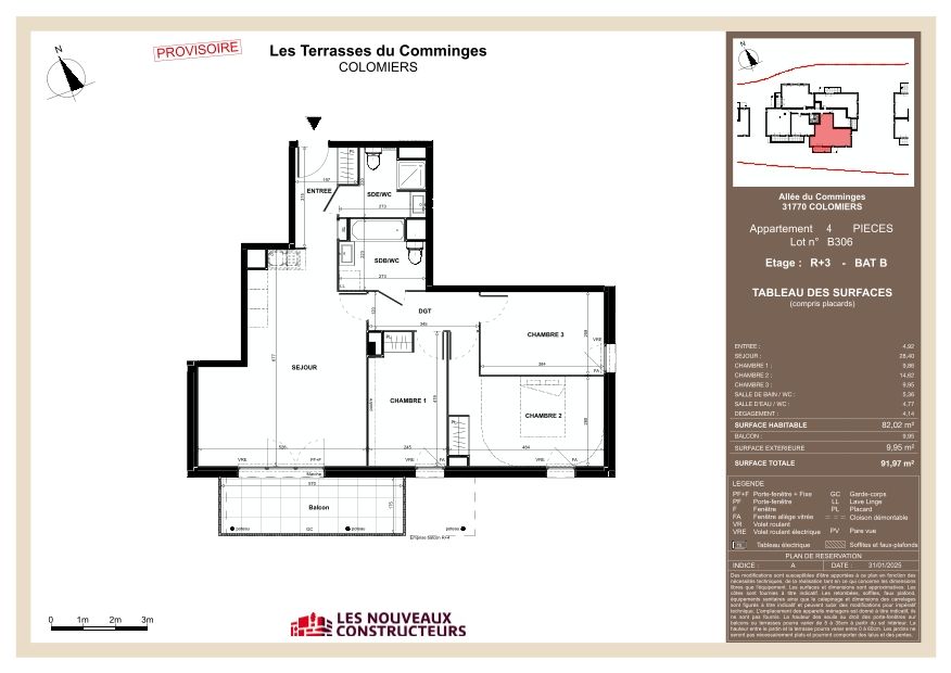 Les Terrasses du Comminges - T4