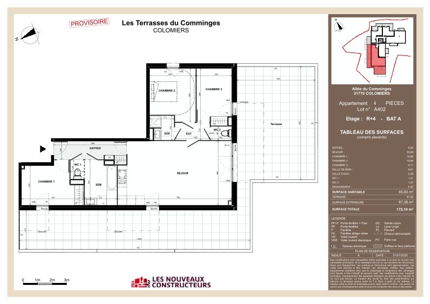 Les Terrasses du Comminges - T4