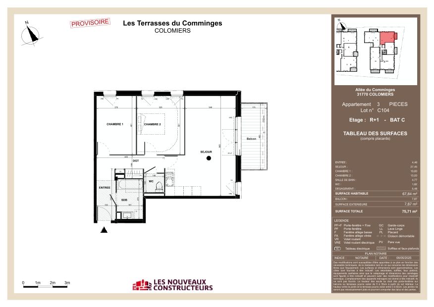 Les Terrasses du Comminges - T3