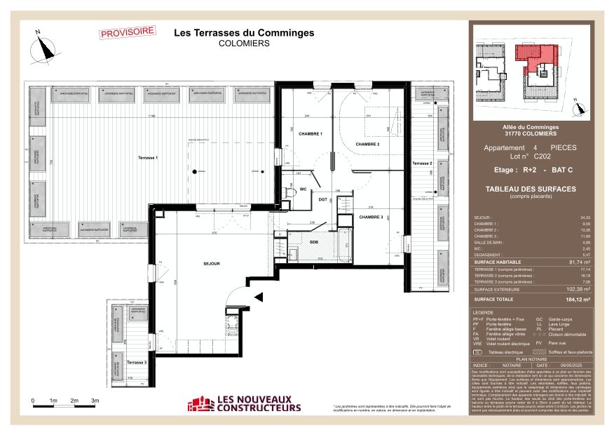Les Terrasses du Comminges - T4