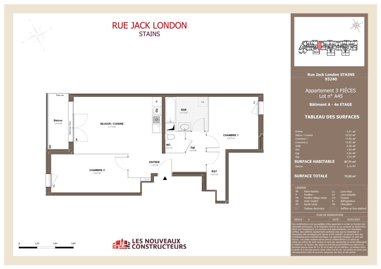 Plan du logement