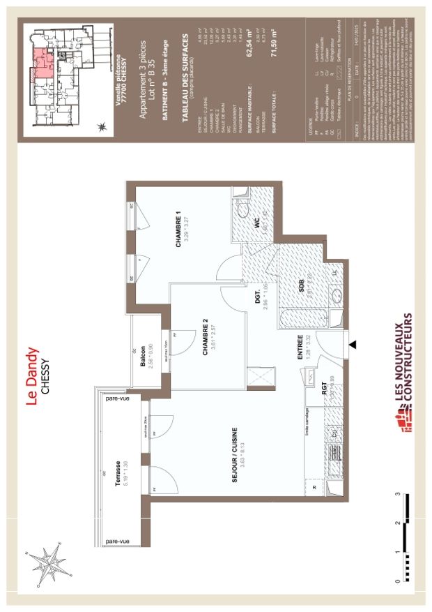 Plan du lot B35