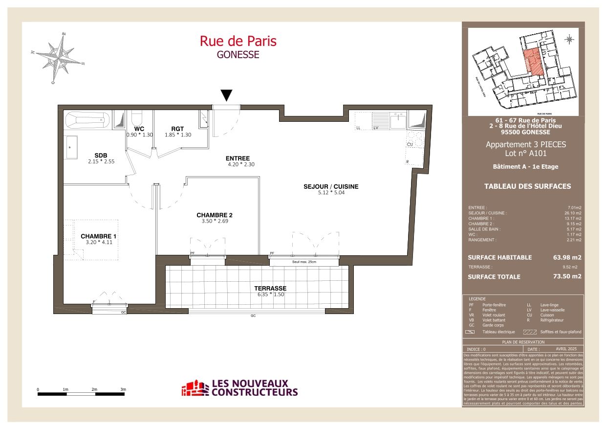 Le Clos du Centre - T3