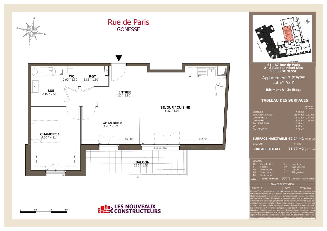 Le Clos du Centre - T3