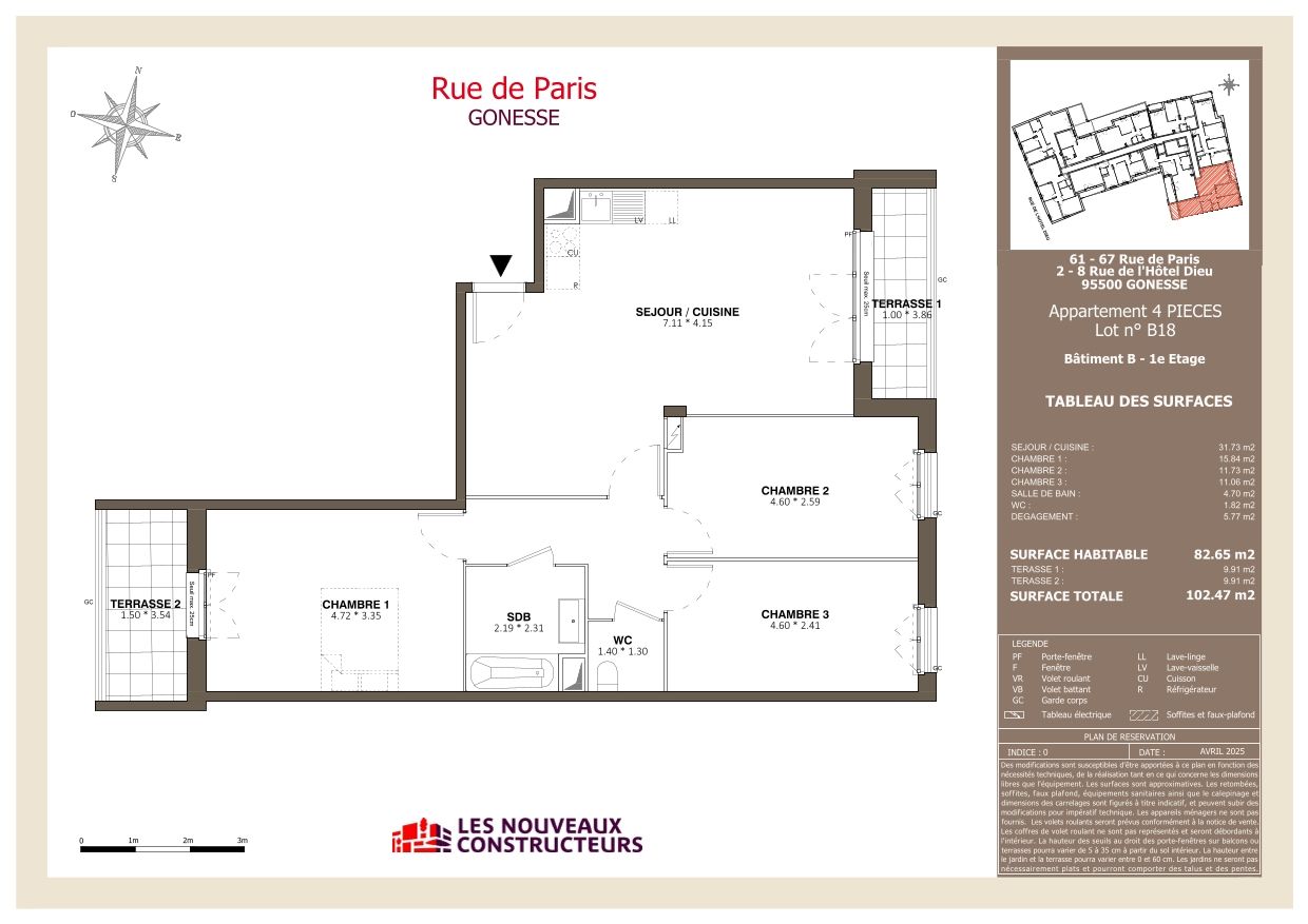 Le Clos du Centre - T4