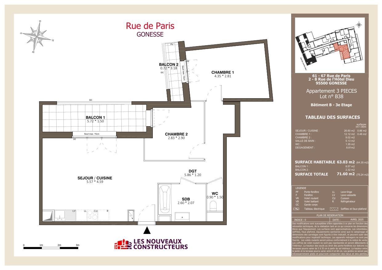 Le Clos du Centre - T3