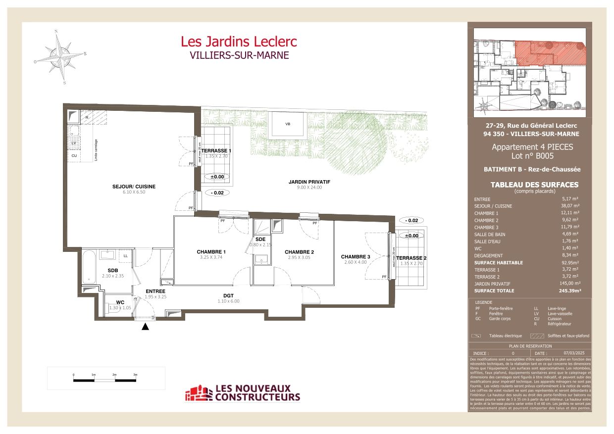 Les Jardins Leclerc - T4