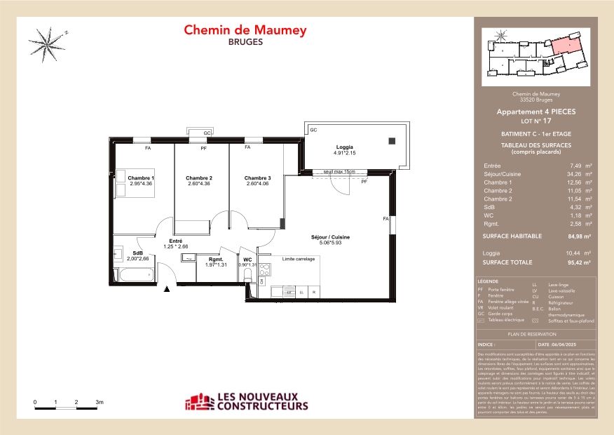 Les Jardins de Maumey - T4