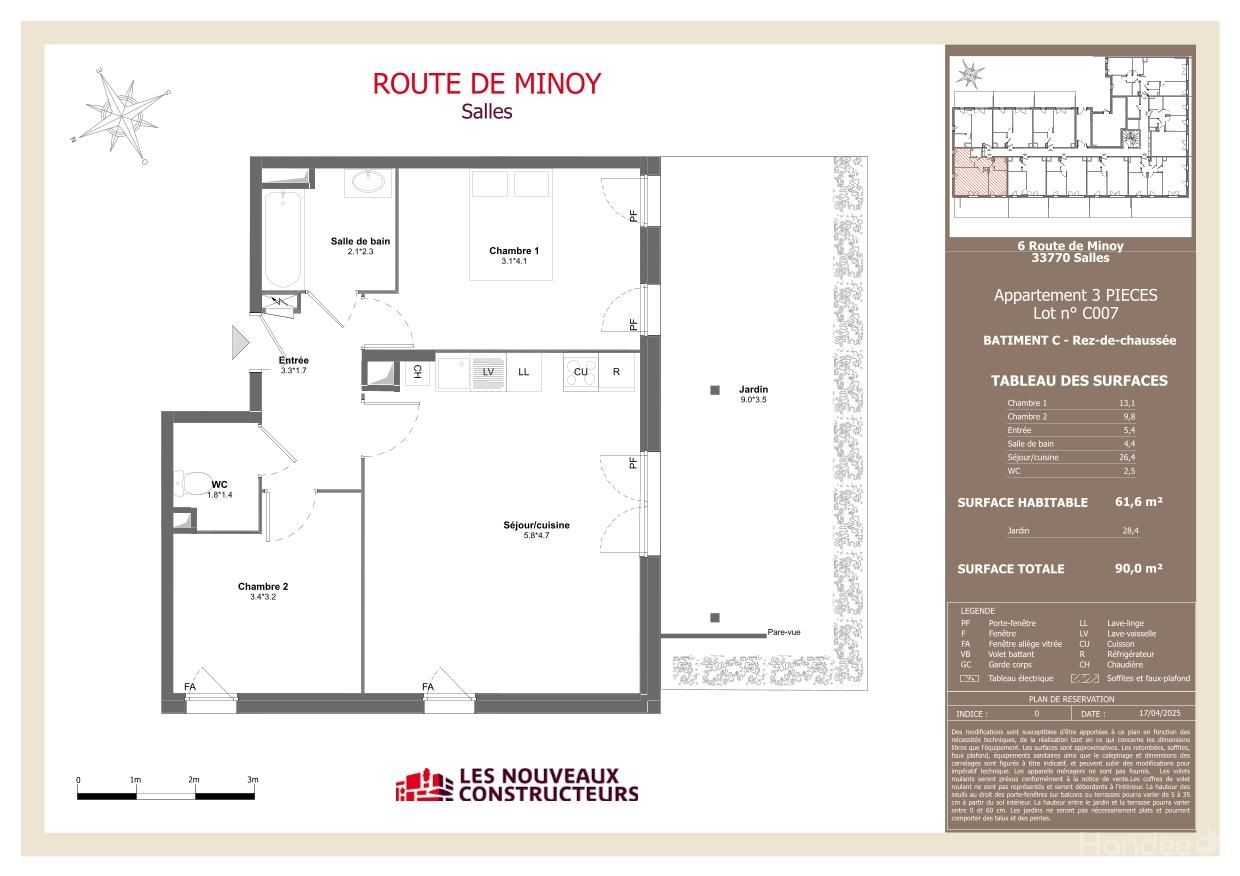 Hameau du Minoy - T3