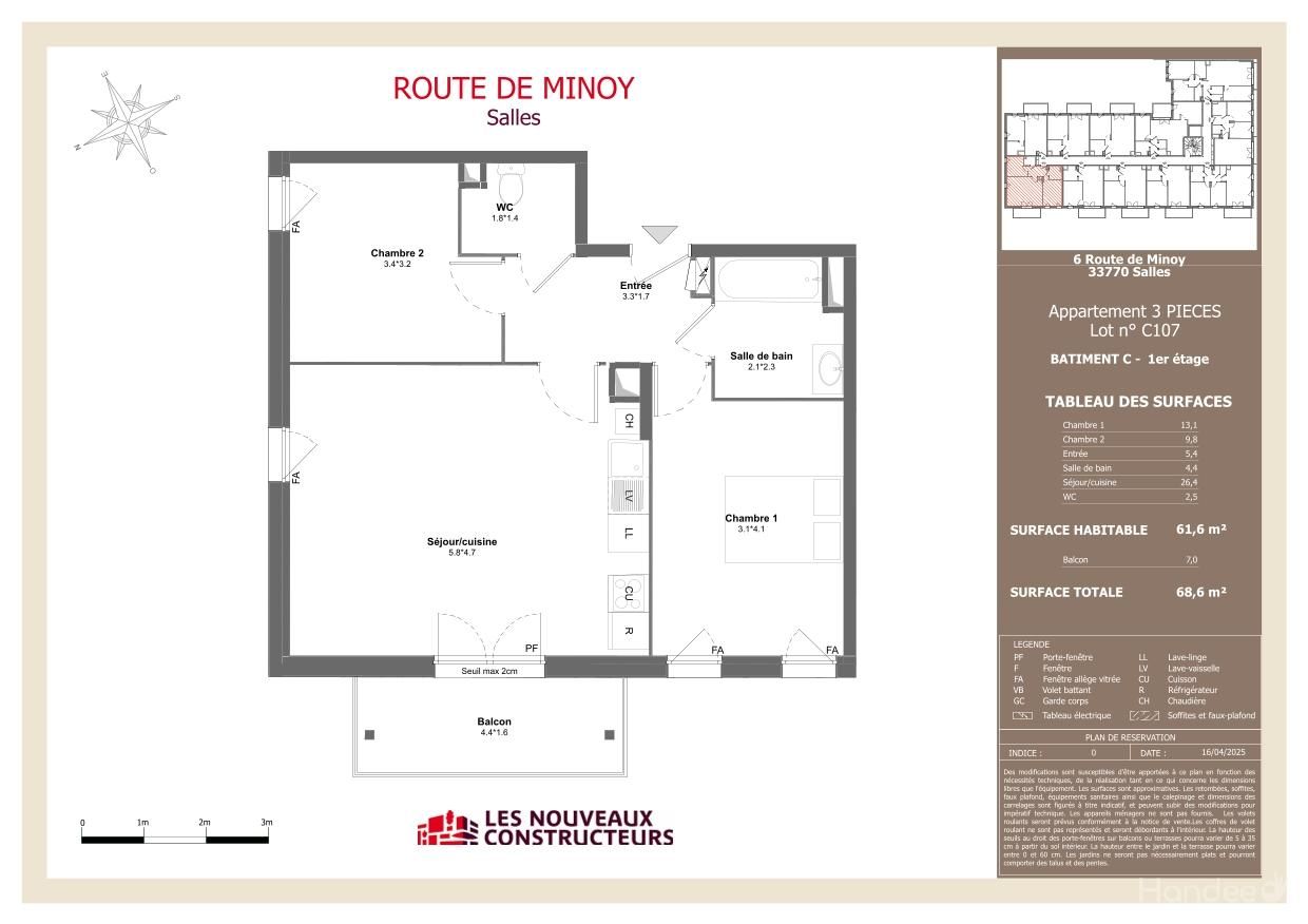 Hameau du Minoy - T3