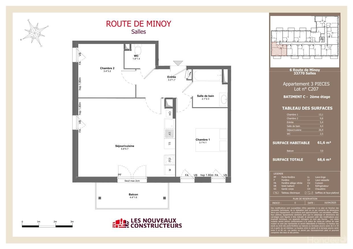 Hameau du Minoy - T3