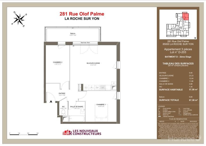 Plan du logement