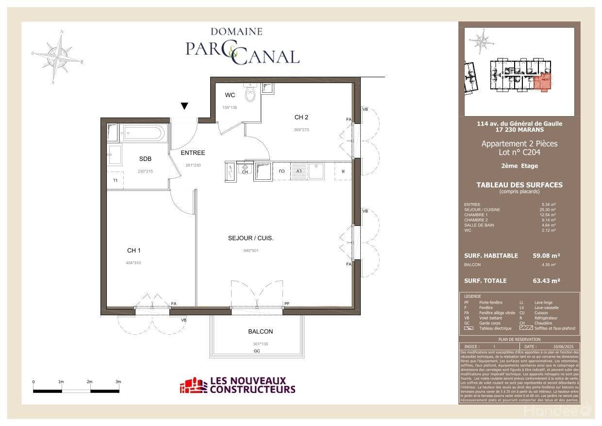 Plan du logement
