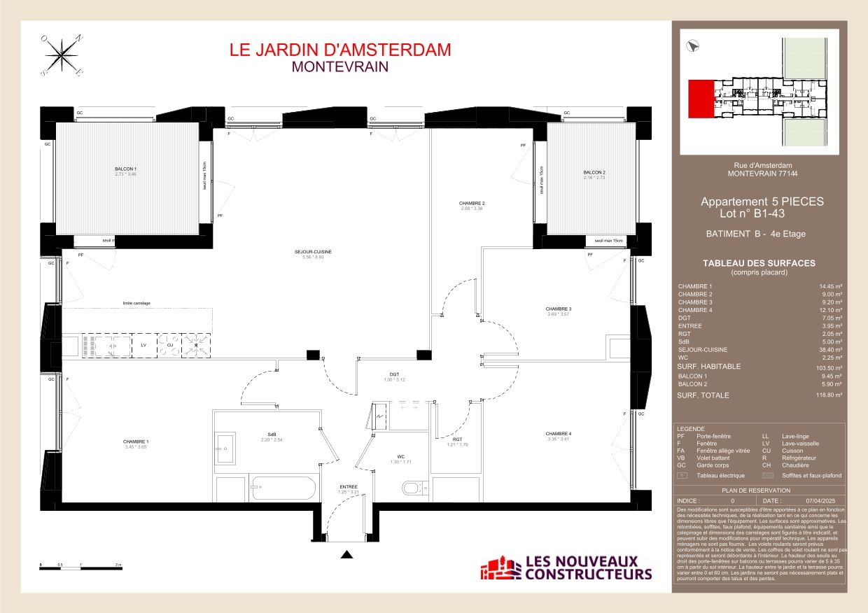 Plan du logement
