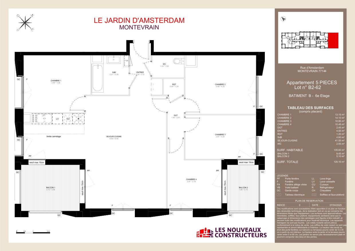 Le Jardin d'Amsterdam - T5
