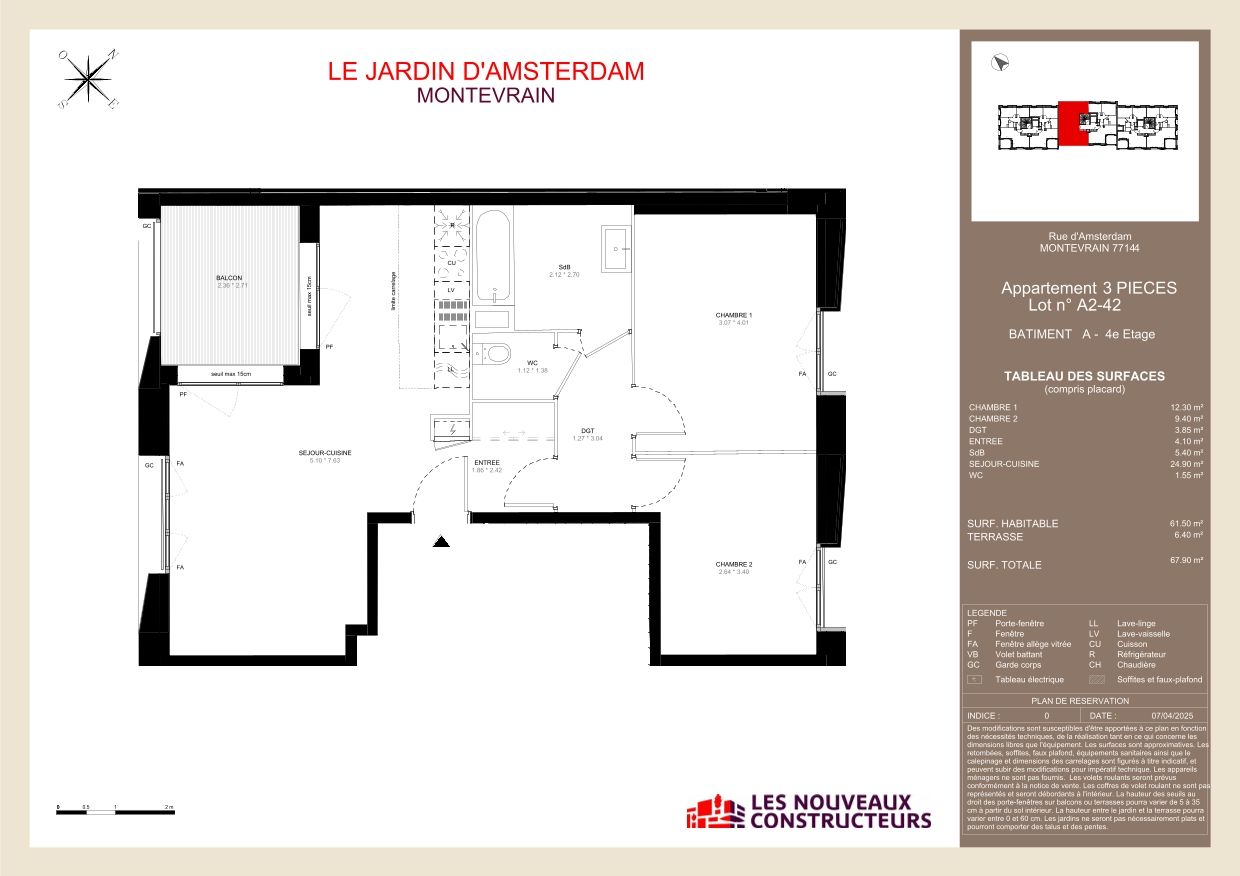 Le Jardin d'Amsterdam - T3