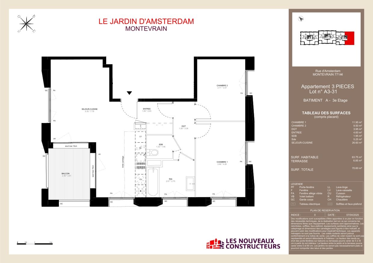 Le Jardin d'Amsterdam - T3