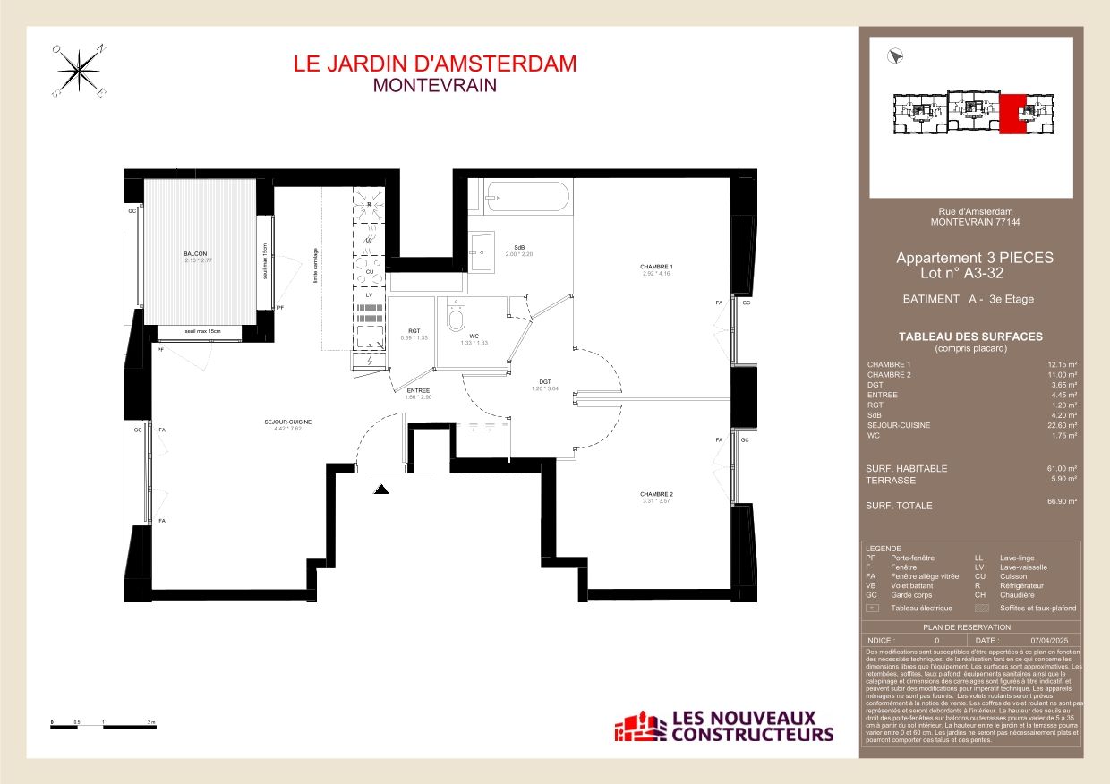 Le Jardin d'Amsterdam - T3