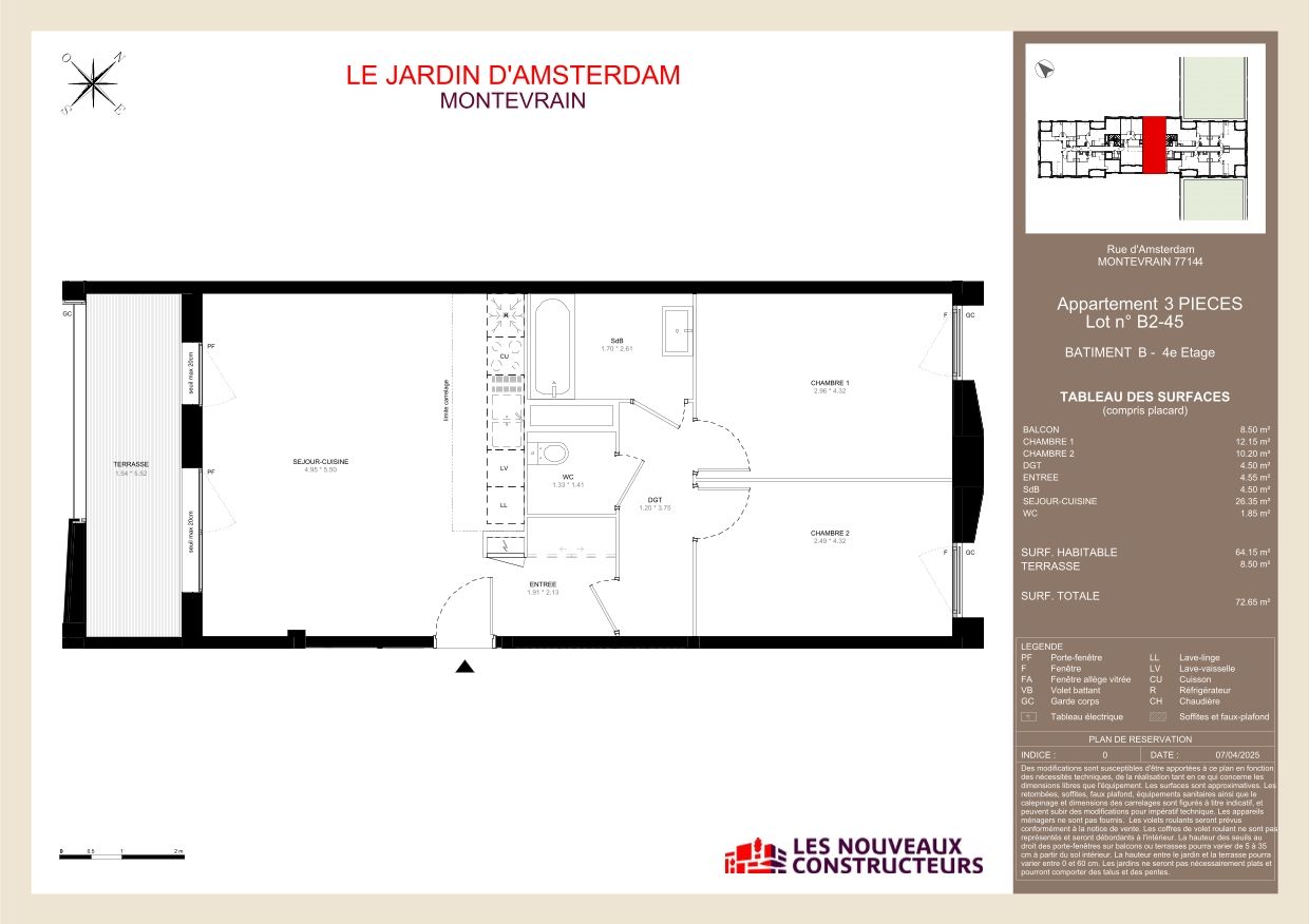 Le Jardin d'Amsterdam - T3