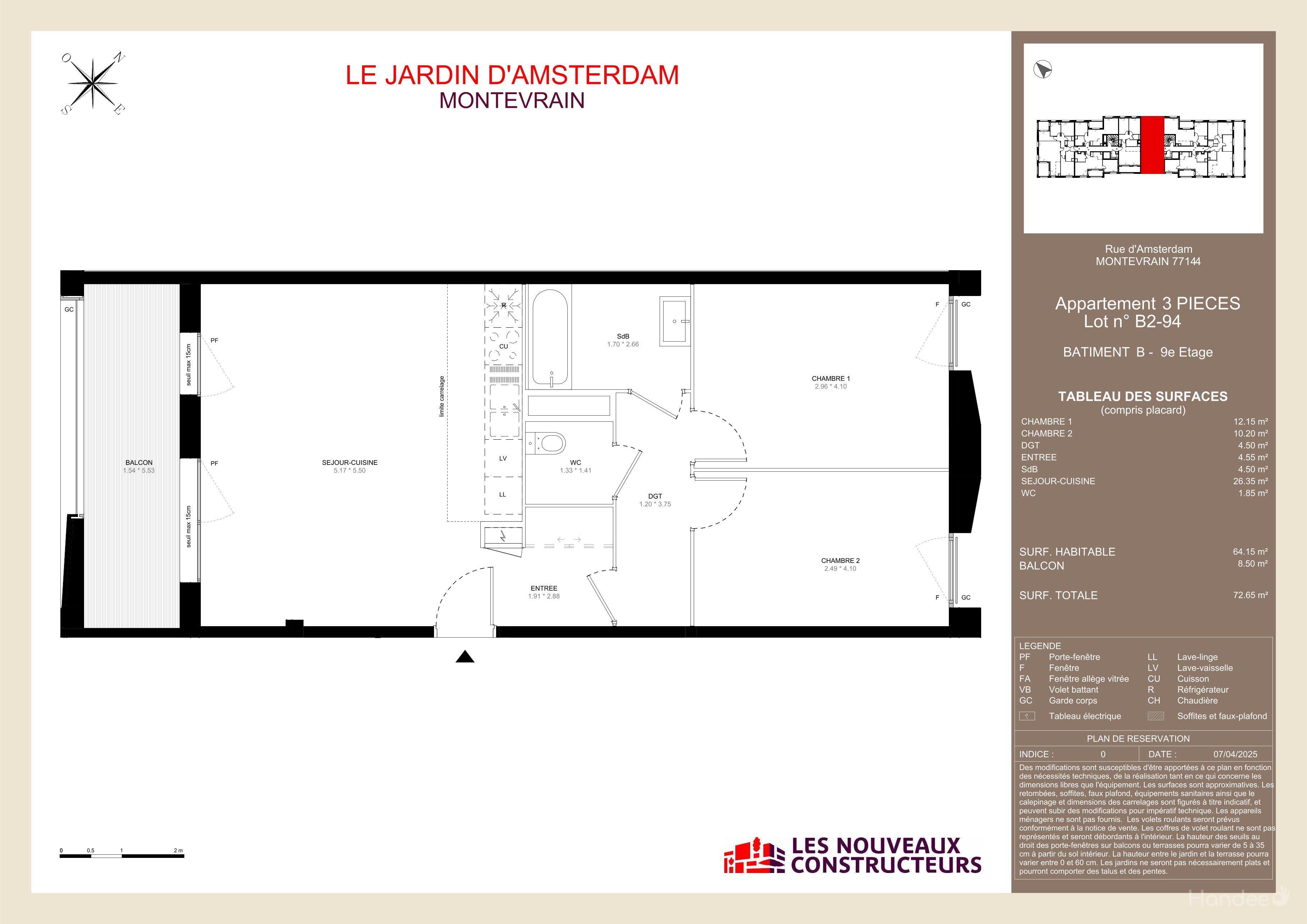 Le Jardin d'Amsterdam - T3