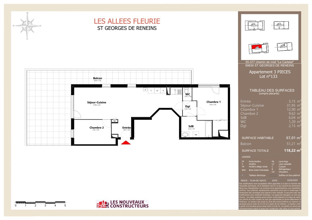 Les Allées Fleurie - T3