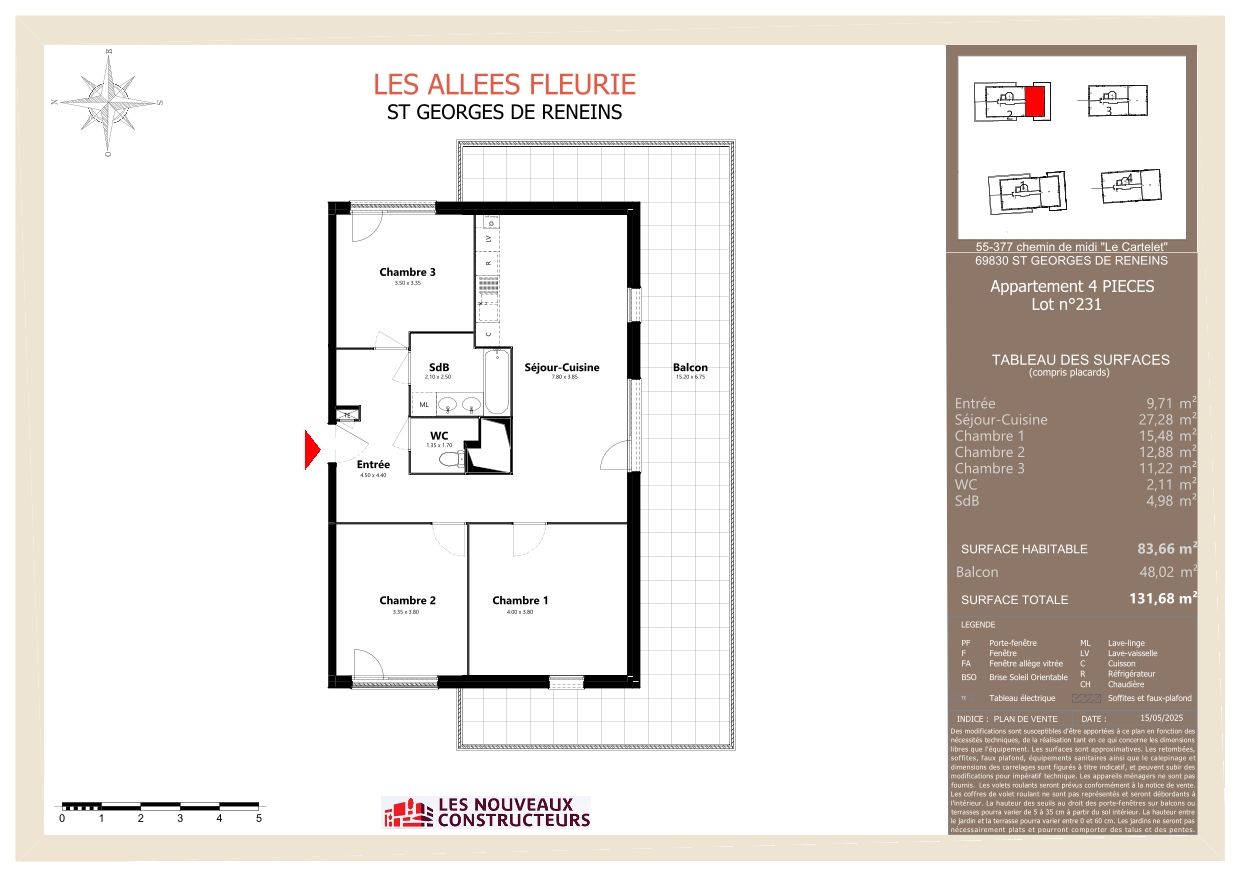 Les Allées Fleurie - T4