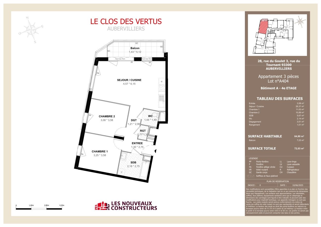 Plan du logement
