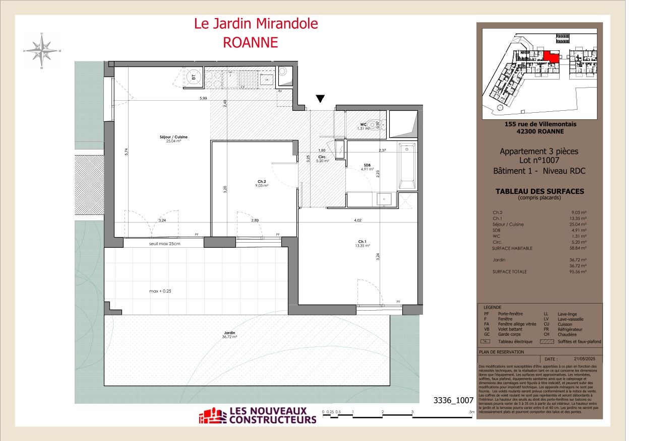 Le Jardin Mirandole - T3