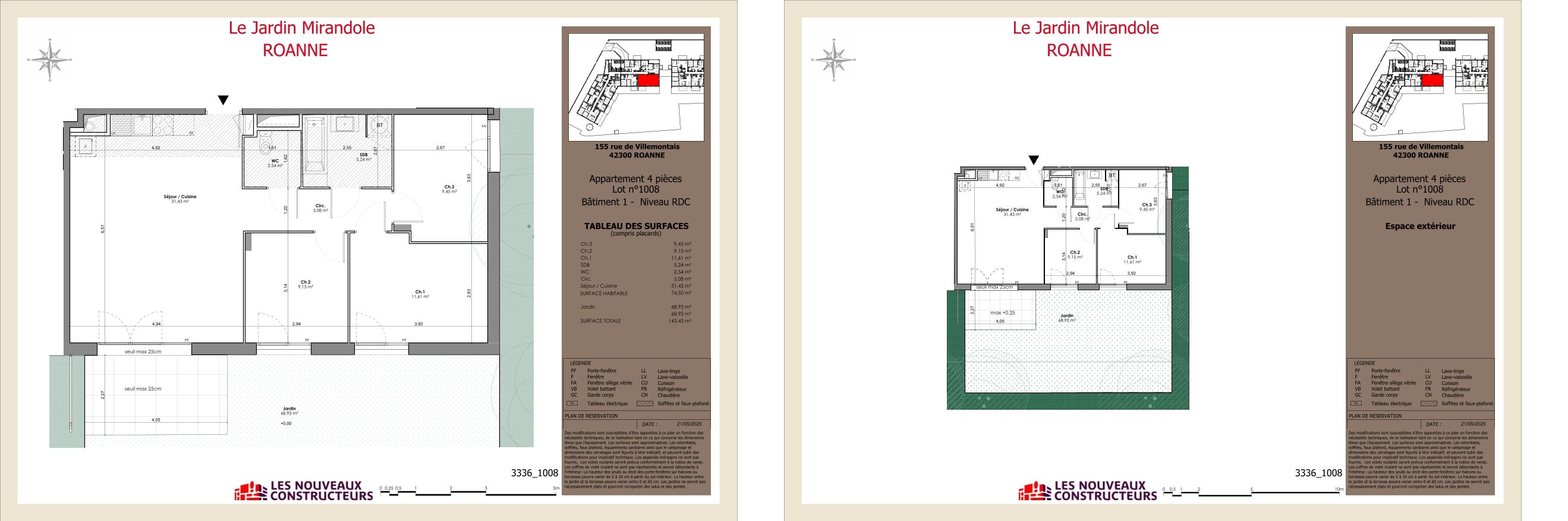 Le Jardin Mirandole - T4