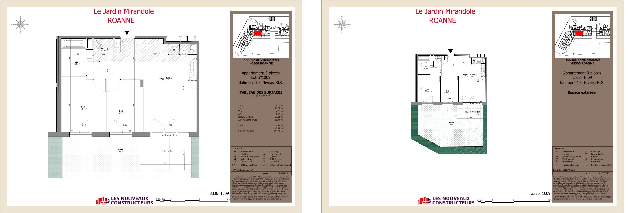 Le Jardin Mirandole - T3
